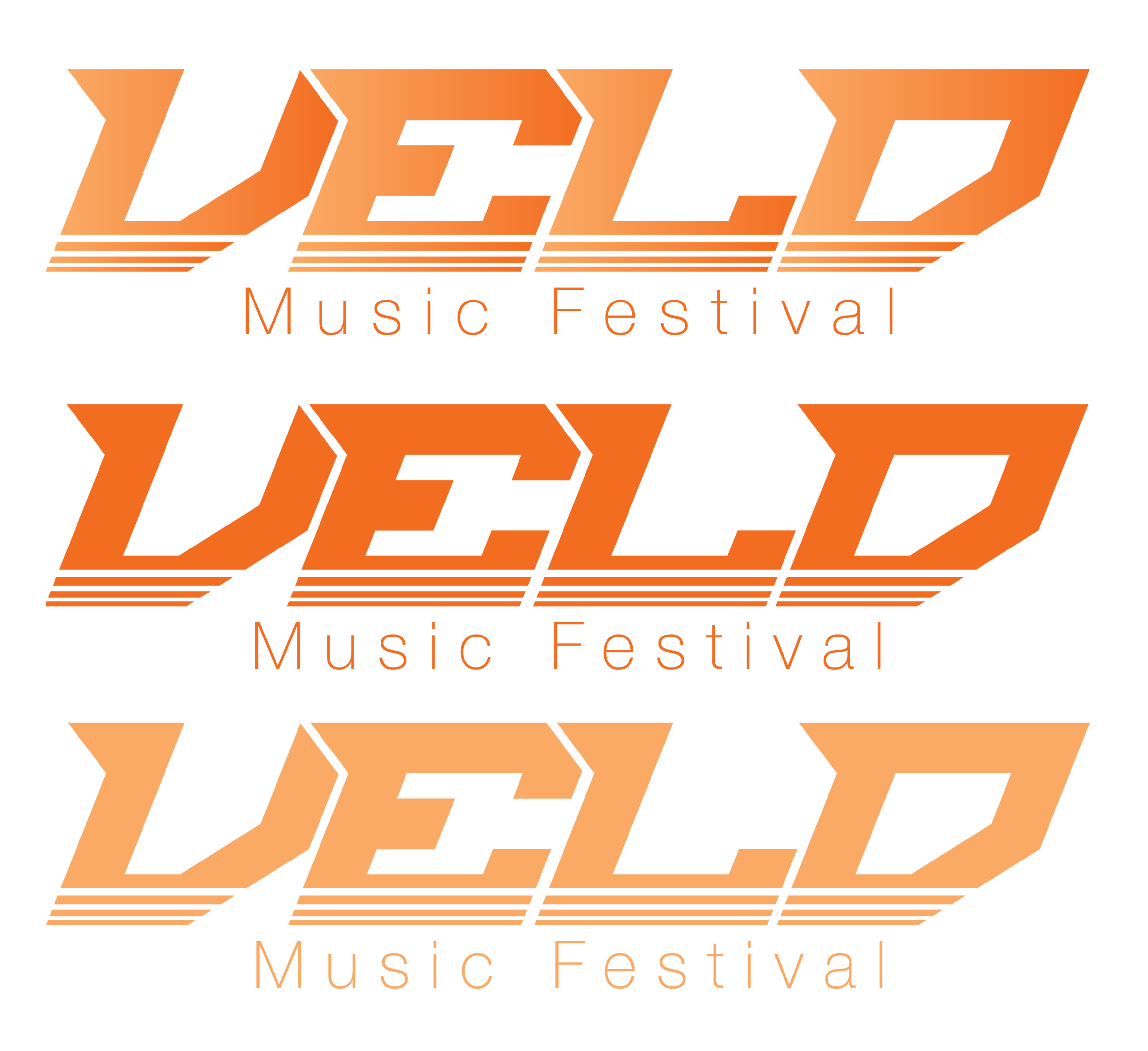 My take on a logo for VELD Music Festival.